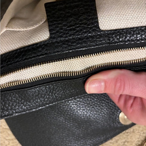 Gucci Soho Disco GG Black Calf Leather Tassel Chain Crossbody Bag - Picture 7 of 12